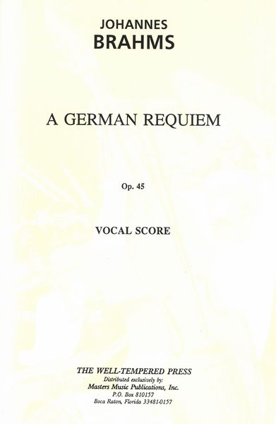 German Requiem, Op. 45 [G].