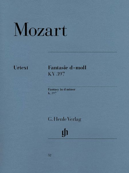 Fantasie In D Minor, K. 397 (385g) : For Piano / edited by Ullrich Scheideler.