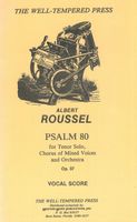 Psalm 80, Op. 37 : For Tenor Solo, Chorus Of Mixed Voices and Orchestra.