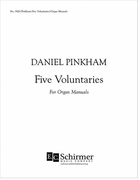 Five Voluntaries : For Organ Manuals.