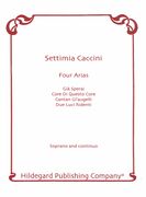 Four Arias : For Soprano & Continuo / edited by Candace Smith.