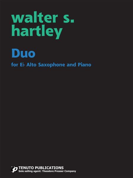 Duo : For Alto Saxophone and Piano.