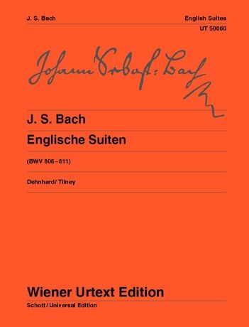 English Suites (BWV 806-811) / edited From The Sources by Walther Dehnhard.