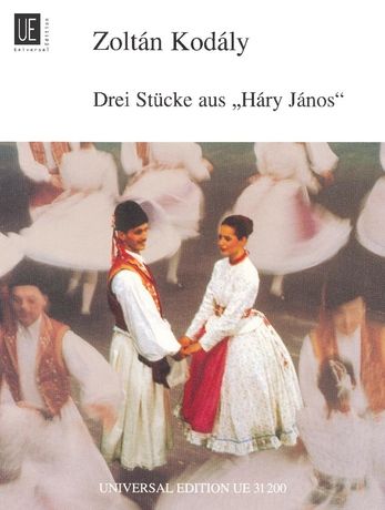 Three Pieces From Hary Janos : For Piano / transcribed by Andor Foldes.