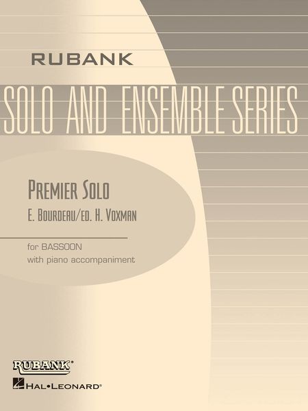 Premier Solo : For Bassoon & Piano.