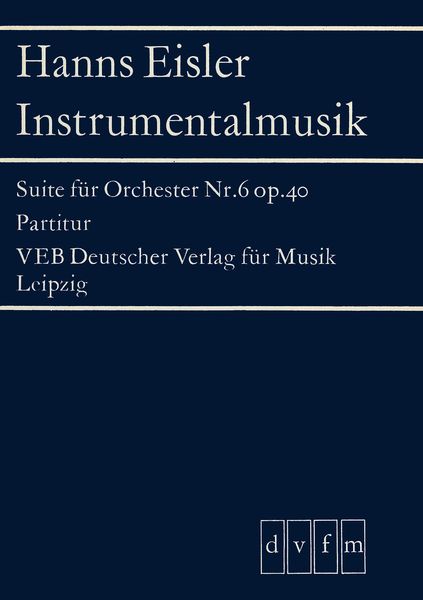 Suite For Orchestra, No. 6 : Music From The Film le Grand Jeu, Op. 40.