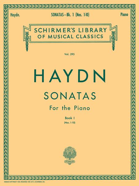 20 Sonatas For Piano : Book 1 / edited and Fingered by Ludwig Klee and Sigmund Lebert.
