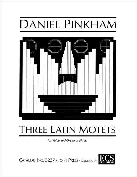 Three Latin Motets : For Voice and Organ Or Piano.