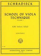 School of Viola Technique, Vol. I / transcribed by Louis Pagels.
