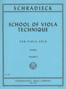 School of Viola Technique, Vol. II / transcribed by Louis Pagels.