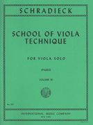 School of Viola Technique, Vol. III / transcribed by Louis Pagels.