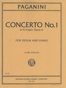 Concerto No. 1, Op. 6 : For Violin and Piano / With Cadenzas by Flesch and Sauret.