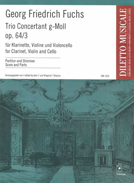Trio Concertant In G Minor, Op. 64/3 : For Clarinet, Violin and Violoncello.