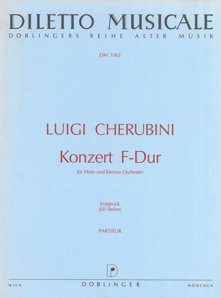 Concerto In F Major : For Horn and Small Orchestra / First Edition by Jiri Stefan.