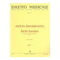 Sechs Sonaten, Op. 2 : For Violin and Cembalo Obligato, Bk 1 (Nos. 1-3) / edited by Darina Mudra.