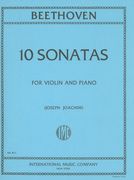 Ten Sonatas : For Violin and Piano / edited by Joseph Joachim.