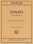Sonata In A Major, Op. 2 No. 2 : For Violin and Piano.