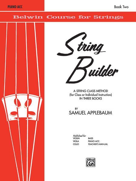 Belwin String Builder, Vol. 2 : Piano Accompaniment.