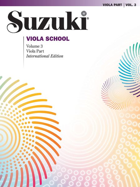 Suzuki Viola School, Vol. 3 : Viola Part (Revised Edition).