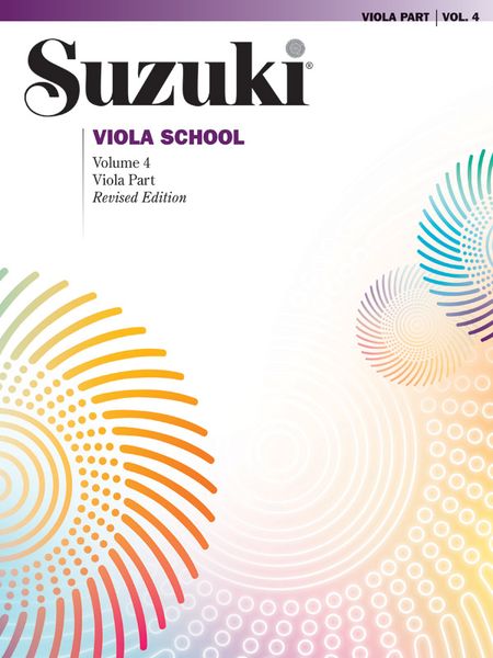 Suzuki Viola School, Vol. 4 : Viola Part.