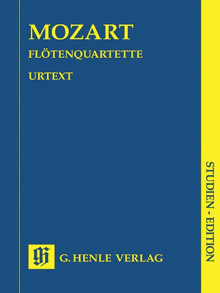 Quartets, K. 285, 285a, 285b, 298 : For Flute, Violin, Viola and Violoncello.