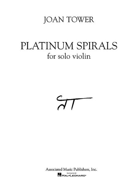 Platinum Spirals : For Violin.
