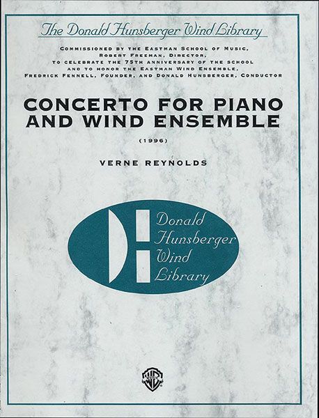 Concerto For Piano and Wind Ensemble (1996).
