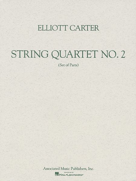 String Quartet No. 2 (1959) : 1998 Edition.