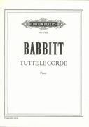 Tutti le Corde : For Piano.