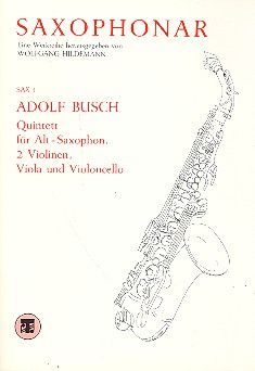 Quintet : Für Altsaxophon und Streichquartett.