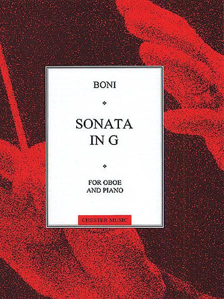Sonata In G : For Oboe and Piano.