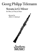 Sonata In G Minor : For Oboe and Piano.