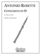 Concerto In D : For Oboe and Orchestra - Piano reduction.