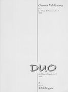 Duo Nr. 1 : For Flute and Bassoon (1992).