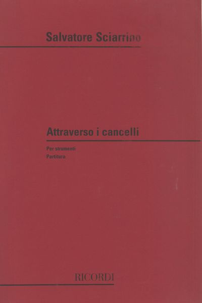 Attraverso I Cancelli (1977) Per Strum.