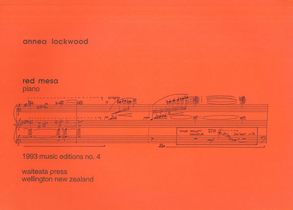 Red Mesa : For Piano (1989).