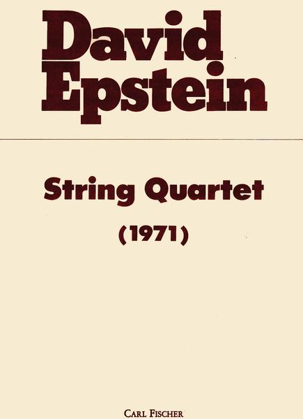 String Quartet.