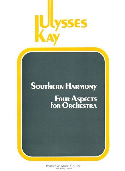 Southern Harmony : For Orchestra.
