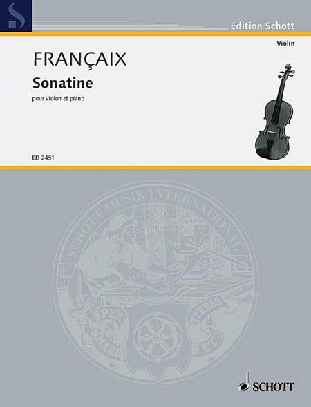 Sonatine : For Violin and Piano.