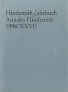 Hindemith - Jahrbuch, 1998/XXVII / Herausgeber Paul-Hindemith-Institut, Frankfurt/Main.