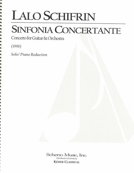 Concierto Para Guitarra Y Orquestra (Sinfonia Concertante) : Piano reduction (1984).