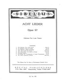 Acht Lieder, Op. 57 : For Voice and Piano.