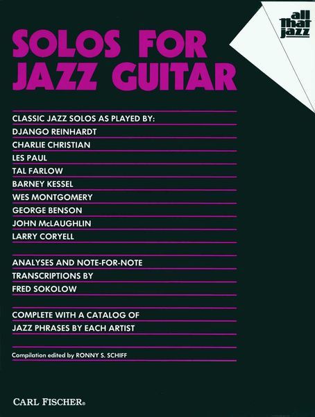 Solos For Jazz Guitar.