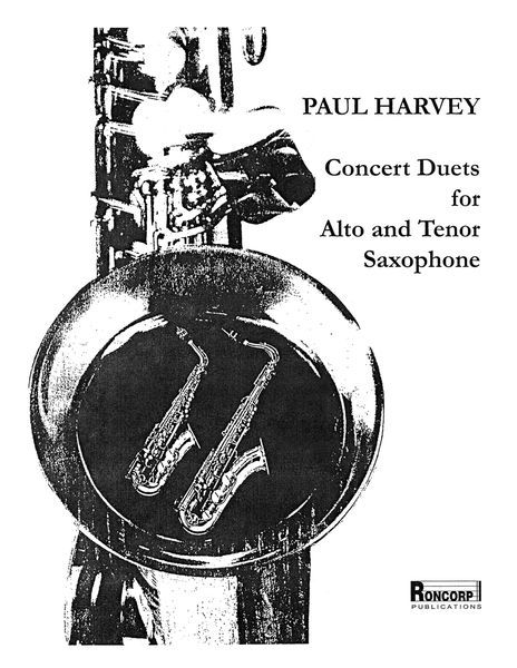 Concert Duets : For Alto and Tenor Saxes.