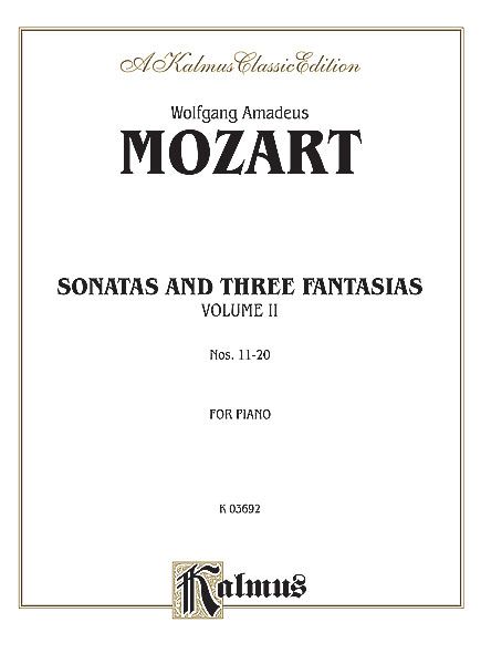 Sonatas and Three Fantasias For Piano, Vol. 2.