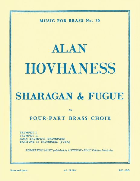 Sharagan and Fugue : Four-Part Brass Choir.