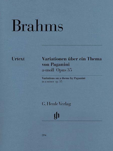 Variationen Über Ein Thema Von Paganini : Studien Für Das Piano (Forte).