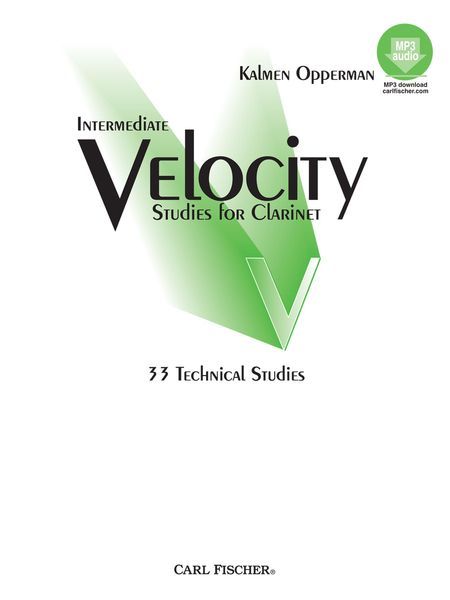 Intermediate Velocity Studies For Clarinet : 33 Technical Studies.