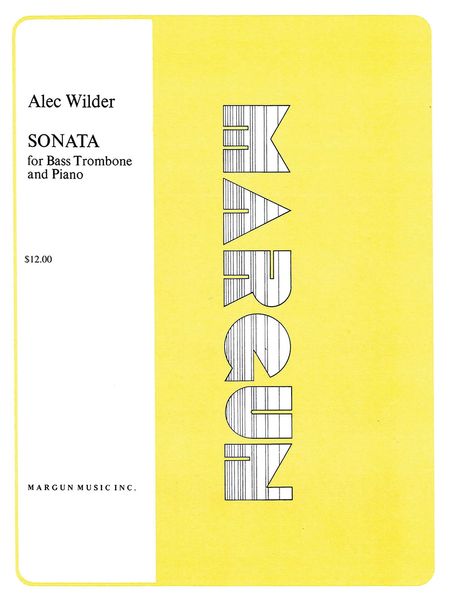 Sonata : For Bass Trombone and Piano / edited by Gunther Schuller.