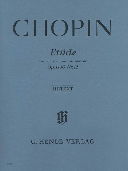 Etude In C Minor, Op. 10 Nr. 12 : For Piano / edited by Ewald Zimmermann.
